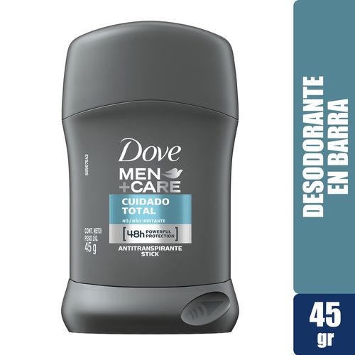 Desodorante Dove Caballero Cuidado Total Barra - 45g