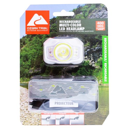 Lampara Frontal Marca Ozark Trail Con Luz Led