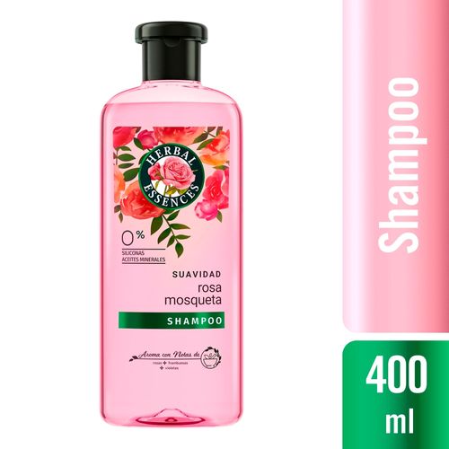 Shampoo Herbal Essences Suavidad Rosa Mosqueta400 ml
