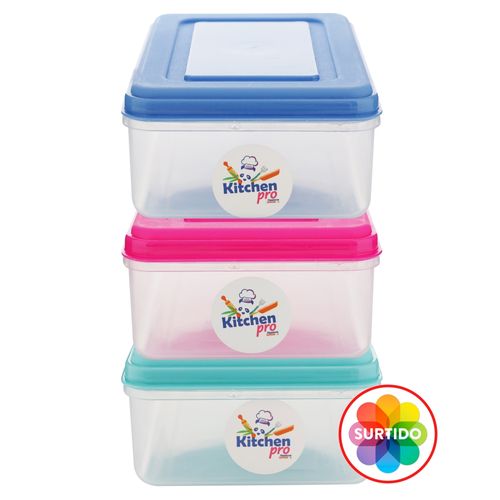 Recipiente Rect. Kitchen Pro De 850Ml