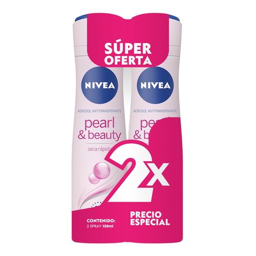 Nivea Deo 2pack Spray Pearl Beauty 300ml