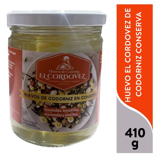 Huevo El Cordovez de Codorniz Conserva - 410 g