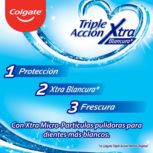 Pasta Dental Colgate Triple Acción Xtra Blancura 160 ml