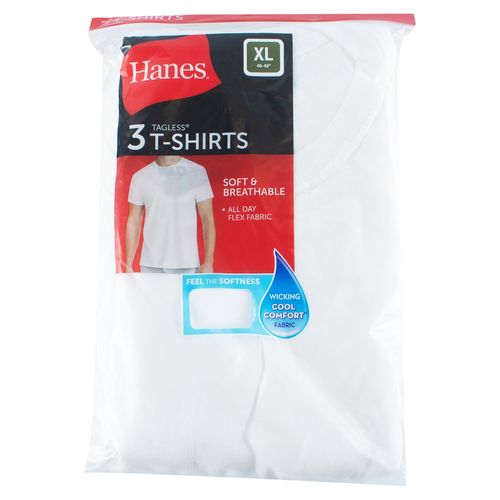 P3 Cms Hanes Cab Cuello Redondo Blanc S