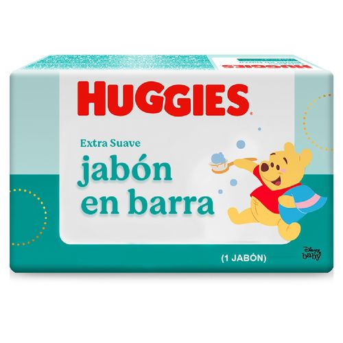 Jabón Huggies en barra extra suave base vegetal - 75 g