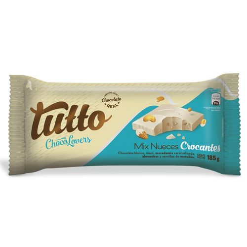 Chocolate Tutto Chocolovers Blanco - 185 g