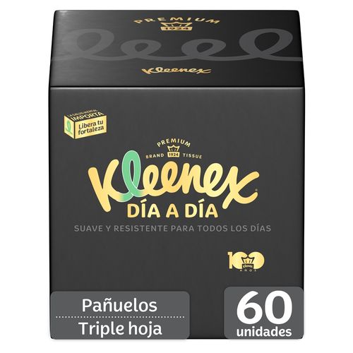 Pañuelos Faciales Kleenex Elegance - 60 Uds