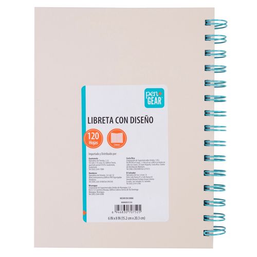 Libreta Pen + Gear de resortes - 120 hojas