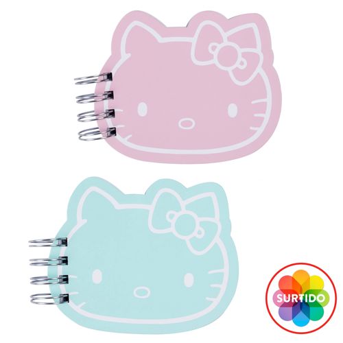 Mini block Hello Kitty de resortes - 100 hojas
