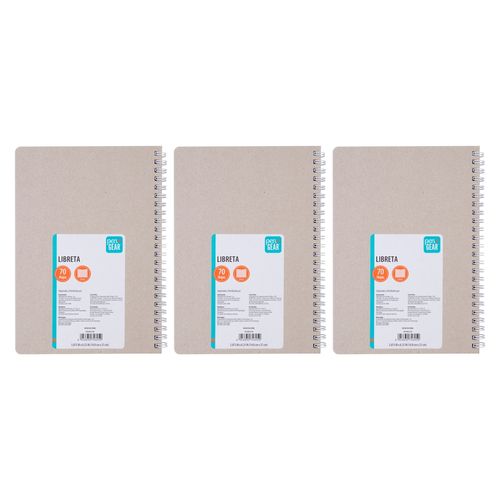 Cuaderno Pen + Gear rayado colores surtido - 70 hojas