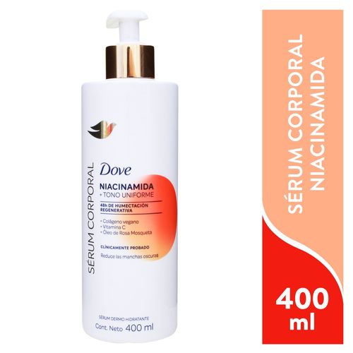 Dove Crema Pro Tono Uniform Niacin 400ml