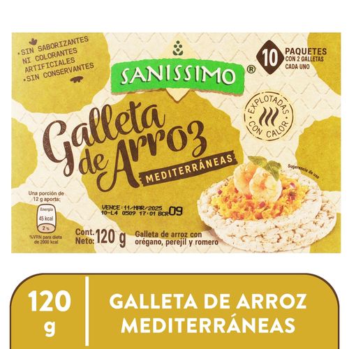 Gallet Arroz Mediter Sanissimo 10p 120gr