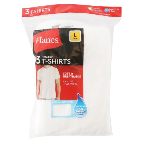 P3 Cms Hanes Cab Cuello Redondo Blanc S