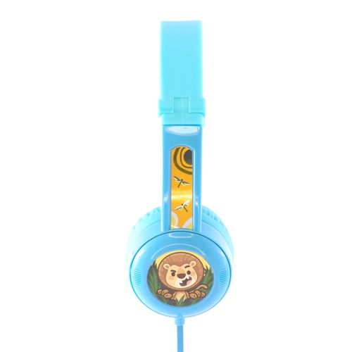 Audífono Buddyphones para niño travel azul