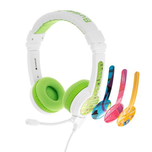 Audífono para niños Buddyphones school BP school green