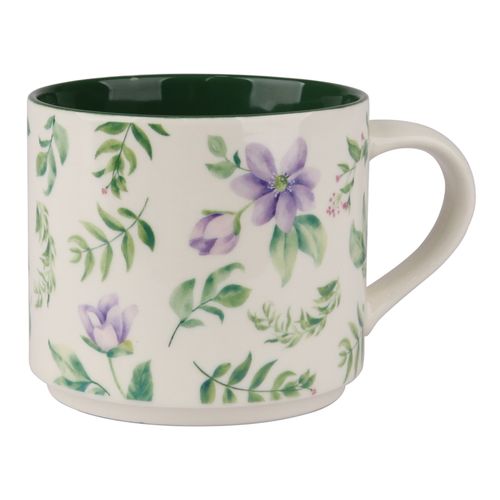 Ht Taza De Porcelana 400Ml Diseno Floral