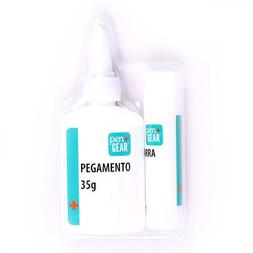Set pegamentos Pen + Gear líquido y en barra - 2 Pzas