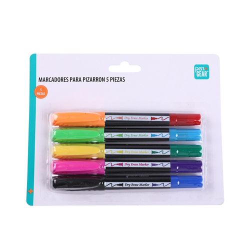 Marcadores Pen Gear para pizarra - 5 pzas