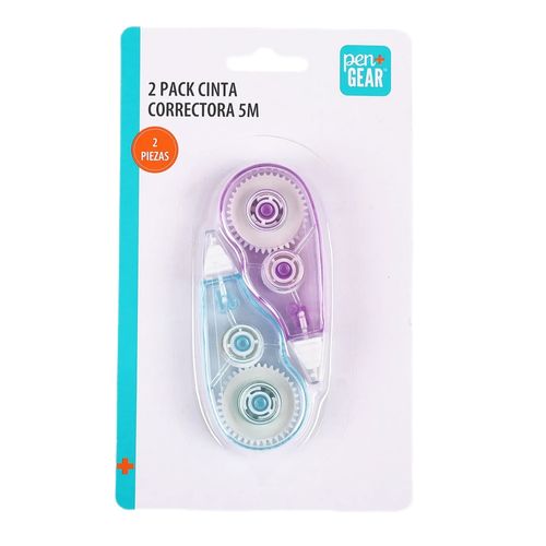 Cinta correctora Pen + Gear mini pack - 2 Pzas