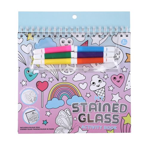 Libro Pen + Gear de actividades stained glass