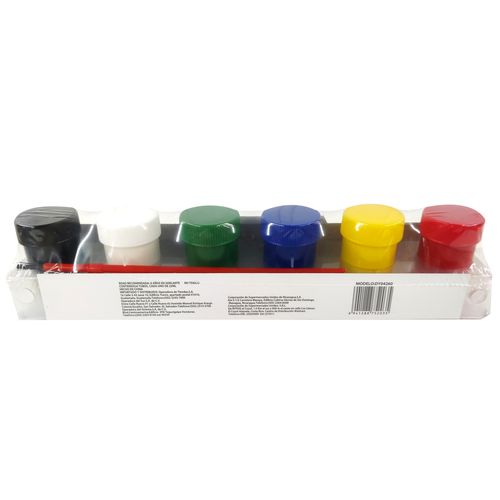 Pintura de agua Pen + Gear de colores - 7 Pzas