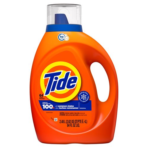 Detergente Líquido Tide  Original Ropa Blanca y Color 64 Lavadas - 2,48 L