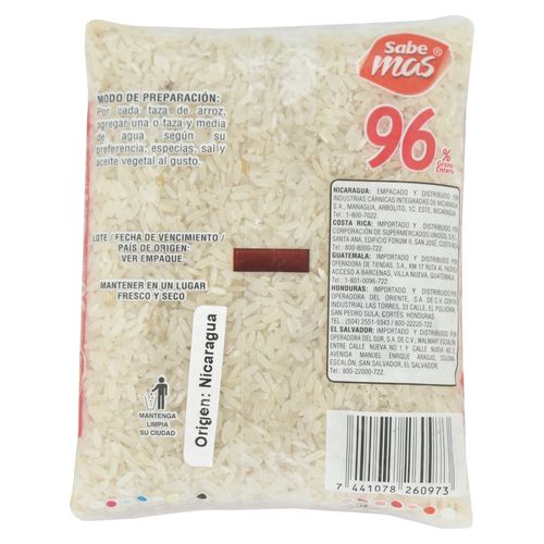 Sabemas Arroz Bolsa 96 400Gr