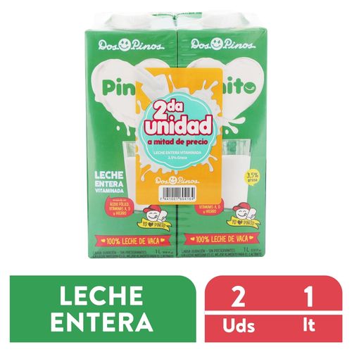 Leche Uht Pinito Entera 2Pk - 2000ml