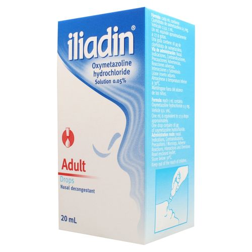 Iliadin Adulto Gotas 0 05 Frasco 20Ml