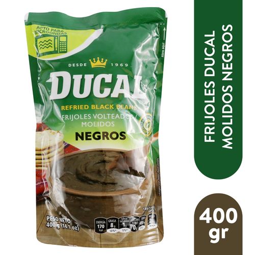 Frijol Ducal molido negro doypack - 400 g