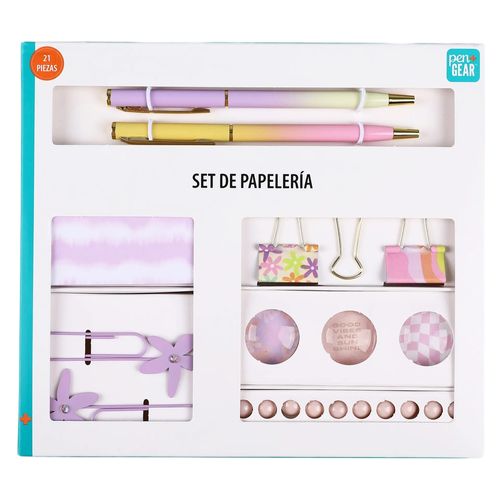 Set papelería Pen + Gear de oficina - 21 Pzas