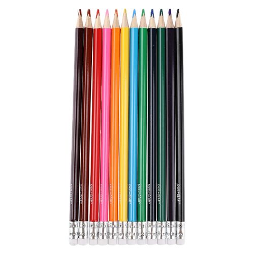 Lápices de color Pen + Gear borrables caja - 12 Pzas