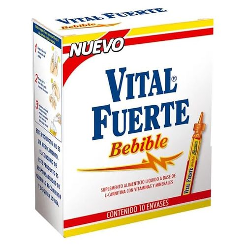 Vitaminas Farmamédica Vitalfuerte Bebibles - 10 uds