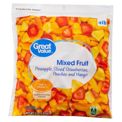 Fruta mixta Great Value congelada - 1814 g