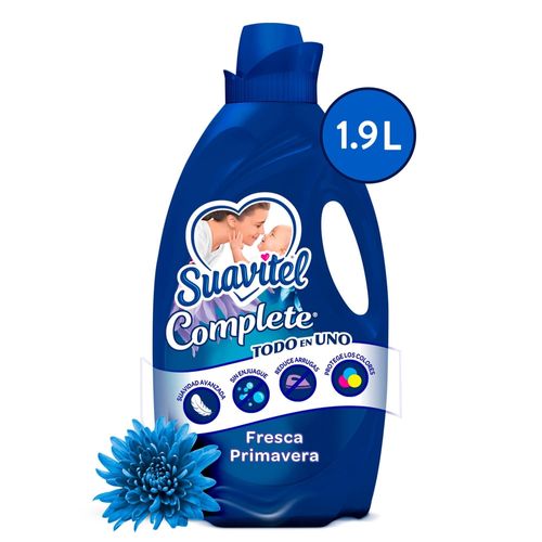 Suavizante de Telas Suavitel Complete Fresca Primavera -1.9 L