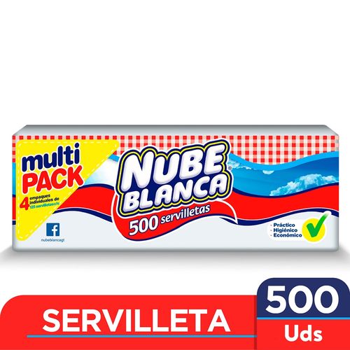 Servilleta Nube Blanca 500Un