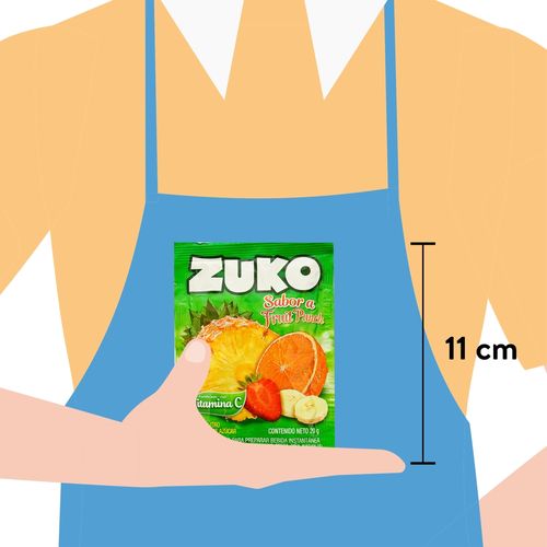 Bebida En Polvo Zuko Fruit Punch - 20gr