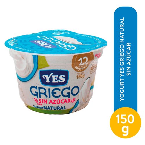 Yogurt Yes griego Cremoso Natural - 150gr