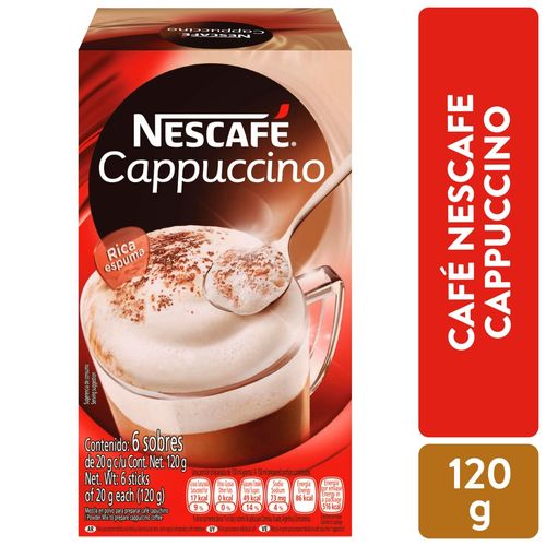 Cappuccino Nescafe Original Caja 6 Sobres - 120 g