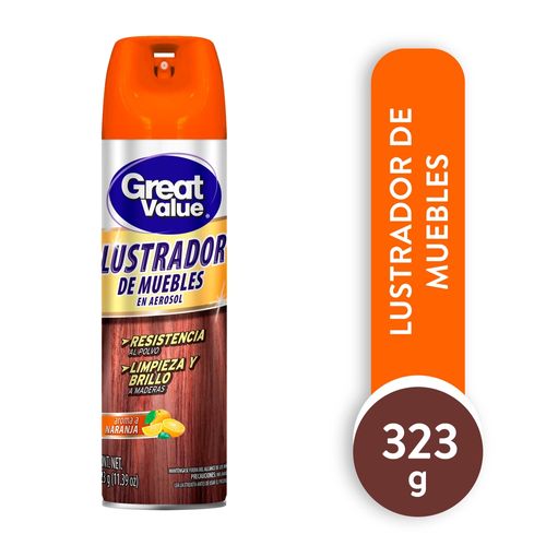 Lustrador De Muebles Great Value 323 g