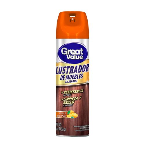 Lustrador De Muebles Great Value 323 g