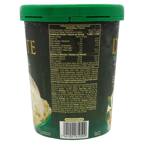 Helado Dos Pinos Deleite Fantasía De Higo - 565 g