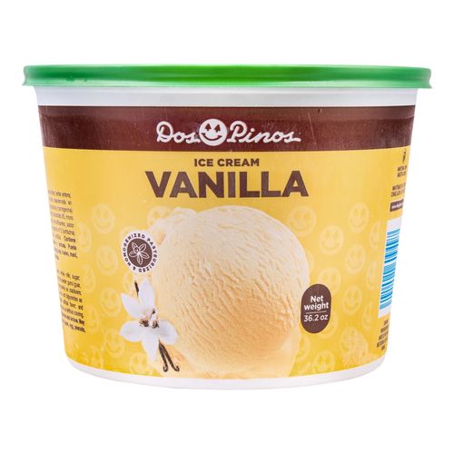 Helado Dos Pinos vainilla - 1028 g