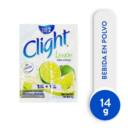 Bebida En Polvo  Clight Sabor Limón - 14g