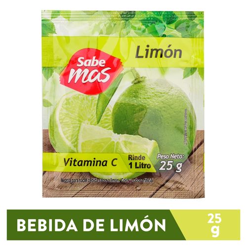 Bebida Sabemas En Polvo Limón - 25 g