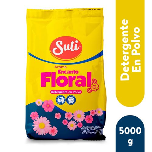 Detergente En Polvo Suli Aroma Floral - 5000 g