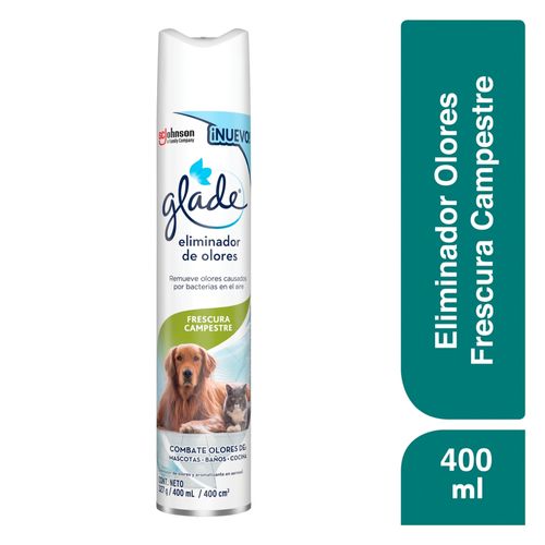 Eliminador De Olores Glade Aerosol Frescura Campestre - 400ml