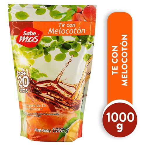 Bebida En Polvo Sabemas De Te Con Melocoton- 1000gr