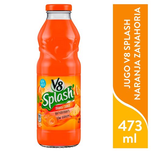 Jugo V8 Campbells Sabor A Zanahoria Y Naranja- 473ml