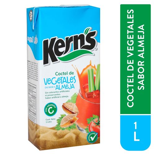 Jugo  Kern's coctel de vegetales con sabor almeja - 1 L